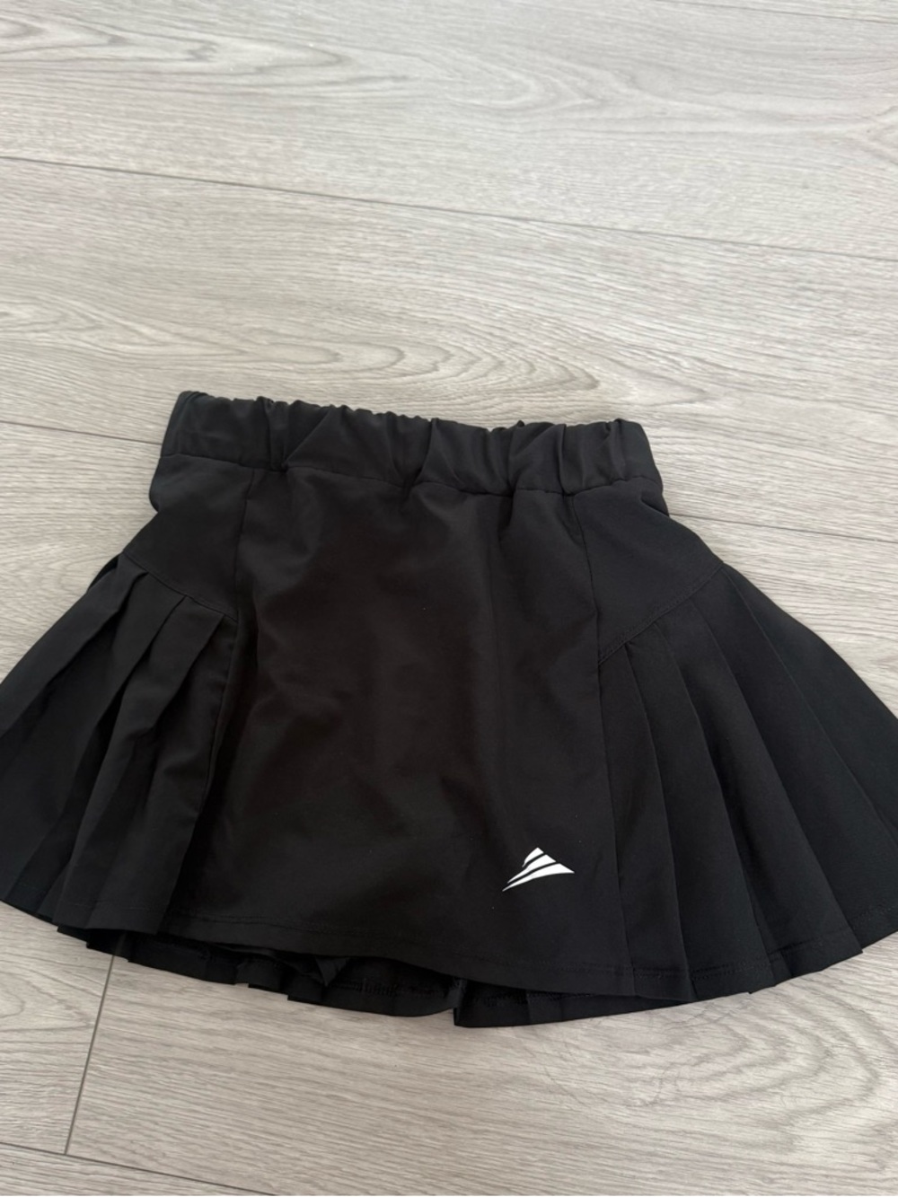 Black Pleated Skort